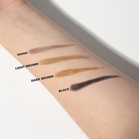 Crayon à sourcils minéral doré végétalien, fin, waterproof, longue tenue, application facile, qualité professionnelle, OEM/ODM, marque privée