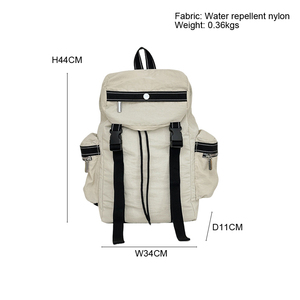 Girl's Business <b>Backpack</b> Advanced Sense Eco-Friendly Portable Waterproof Nylon 16.45L Large Capacity Multi-functional <b>Laptop</b> - Product Image 2