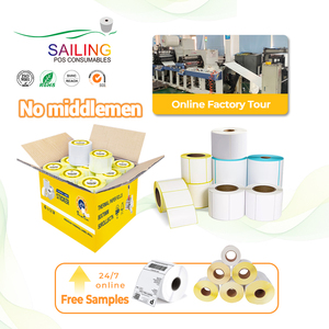 สติ๊กเกอร์เรือใบ 40X20 สติ๊กเกอร์สีขาวสำหรับจัดส่ง 105X148 มม. สติ๊กเกอร์ 76 X130 ฉลากความร้อน 50X100 มม. - Product Image 5