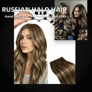 Extensiones de Cabello Humano Virgen Indio con Cinta Adhesiva, Ondulado Natural, Doble Trama, Rubias, para Uso Diario - Product Image 2