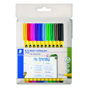 STAEDTLER - Ensemble d'écriture NORIS FINELINER 10 stylos à bille - Product Image 1