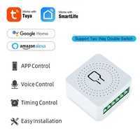 Tuya Smart Life APP Mini disjoncteur 1gang Module de micro-interrupteur mural compact Contrôleur de circuit d'alimentation universel