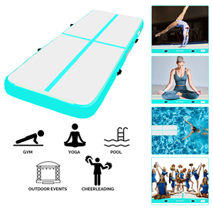 Tapis de gymnastique gonflable Air Track en PVC avec souffleur – Équipement sportif en gros à prix réduit – Tapis gonflable Air Track - Product Image 4