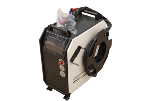 เครื่องทำความสะอาดด้วยเลเซอร์ไฟเบอร์แบบพกพาชนิดมีหูหิ้ว กำลังไฟ 300w 200w สำหรับทำความสะอาดสีและวัสดุจากโรงงานผลิต - Product Image 4