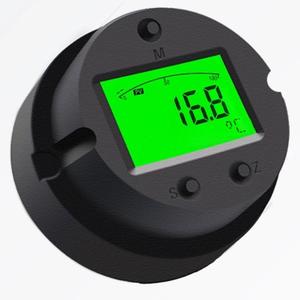 Phổ đầu vào LCD nhiệt độ Transmitter 55 mét khoảng cách 4-20mA đầu ra PT100 đầu gắn - Product Image 1