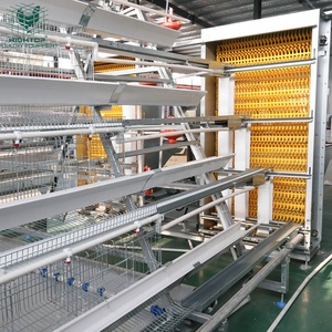 Equipo Moderno para Granjas Avícolas, Jaula de Batería de Alta Densidad de 4 Niveles, Jaula Automática Tipo A para Gallinas Ponedoras, para 10000-20000 Pollos - Product Image 2