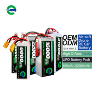 Batterie LiPo semi-solide Enerforce 11.1V 3S 1550mAh-22000mAh 1000 Cycles Cellules Grade-A Certifiées CE Protection BMS Haute Performance