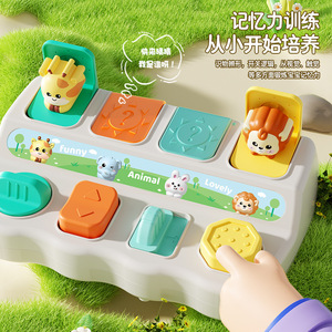 Hide And Seek <b>Puzzle</b> <b>Box</b> Cute Pet Pop Up Switch Toy For Kids Brain Training Animal Theme Educational Toy - Product Image 5