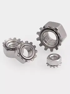 304 Stainless Steel K-nut Metric/inch/American Nut With Tooth Nut Multi-tooth Fine Tooth Nut