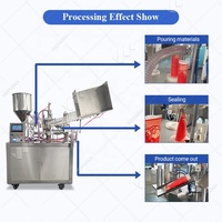 Machine de remplissage et de sertissage semi-automatique pour tubes en aluminium, pour onguents et cosmétiques, fabriquée en Chine