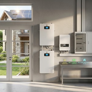 ระบบกักเก็บพลังงานแสงอาทิตย์ Lifepo4 ขนาด 10KW แบบติดผนัง สำหรับแบตเตอรี่ลิเธียม 48V 200Ah ระบบออฟกริด แบบเรียงซ้อนได้ สำหรับกักเก็บพลังงานภายในบ้าน - Product Image 4