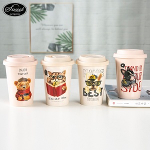 Manufacturer Reusable <strong>Easter</strong> Valentine's Day 14 oz White Ceramic Cup Wholesale Custom Logo Ceramic Travel Coffee <strong>Mug</strong> With Lid - Product Image 5