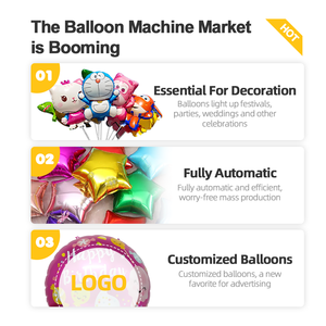 Distributeur automatique de ballons entièrement automatique commercial fabriqué en usine facile à utiliser avec LOGO personnalisé pour parc de supermarché - Product Image 3