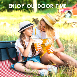 Manta de Picnic Impermeable, Plegable, Resistente a la Arena, Portátil, para Playa, Parque, Viajes, Camping y Senderismo - Product Image 4