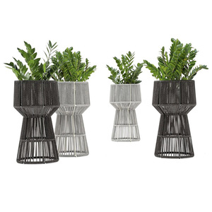 Nordic planters stand boxes home succulents resin fiberglass fiber metal vase modern flower pots planters outdoors