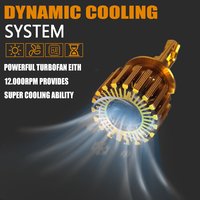 150W-300W 30000Lm trois tubes en cuivre led h1 h3 h4 h7 h11 ampoule de phare led 4575 CSP 6000k hb3 9005 9006 9012 lumière led de voiture