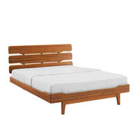 Le bambou massif respectueux de la terre combine un lit en bambou au design magnifique