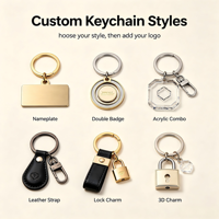 Llavero de Metal, Cuero y Acrílico con Logotipo Personalizado al por Mayor, Llavero con Placa de Identificación y Cierre 3D, Regalo Promocional Empresarial, Fabricación OEM ODM