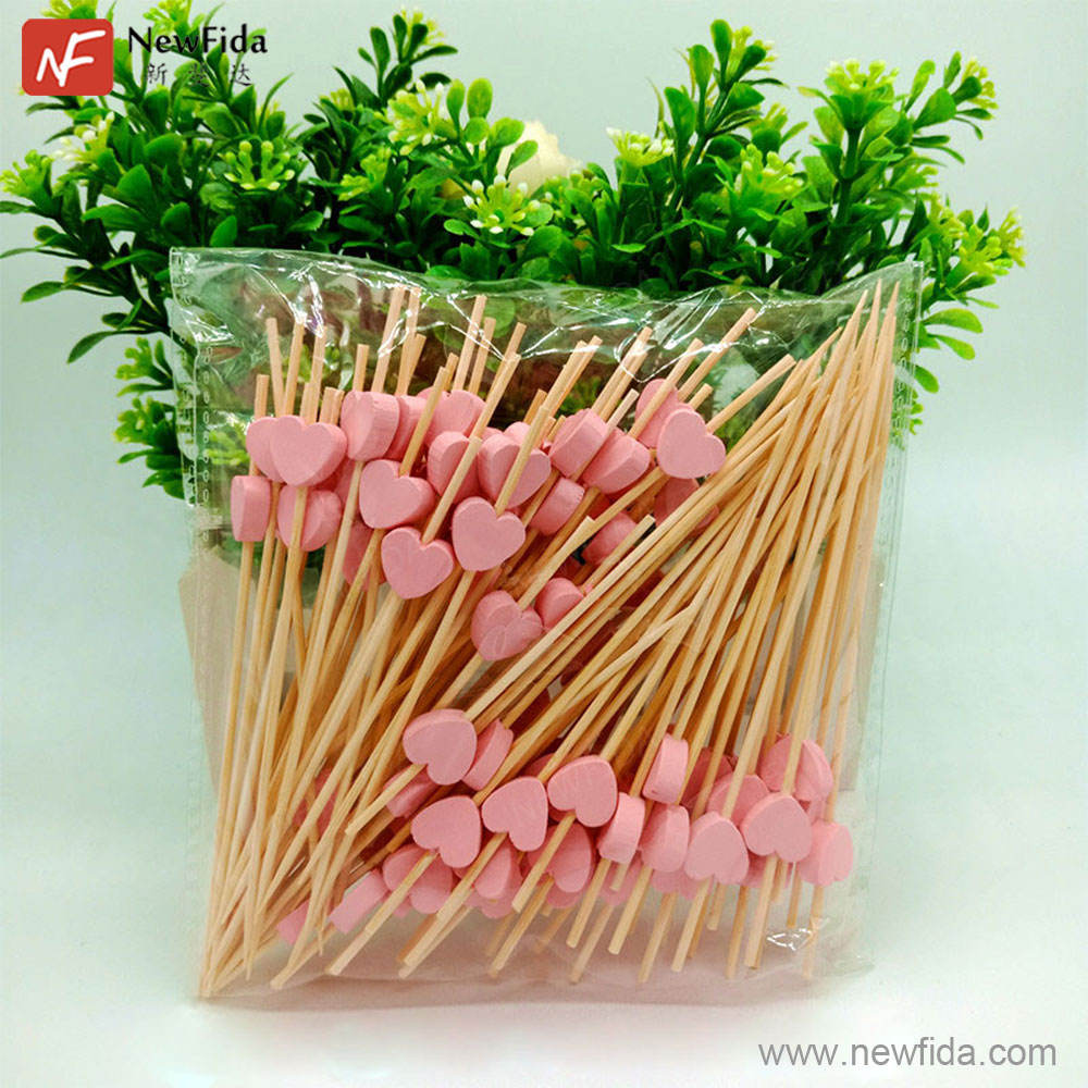 Corazón rosado del amor el 12cm 100 pcs/bag