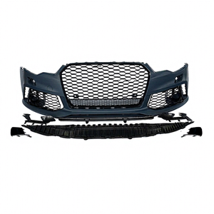 Nuevo Parachoques Delantero de Alta Calidad Marca PNB para Audi A6 C7 S6 12-15, Estilo RS6 C7.5 16-18, Kit Negro Brillante - Product Image 1