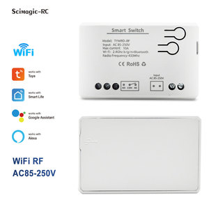E0805 Alexa chuyển đổi thông minh tuya nhà thông minh 1CH 2CH <span class=keywords><strong>Wifi</strong></span> chuyển đổi 220V 85-250V USB 5V 10A relay không dây mô-đun tuya chuyển đổi - Product Image 2