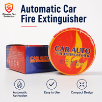 Extincteur automobile à poudre sèche, dispositif automatique d'extinction d'incendie pour voiture avec cadre de montage pour la sécurité du compartiment moteur