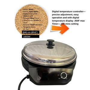 Máquina para Hacer Injera Digital con Control de Temperatura, Placa Antiadherente de Alta Eficiencia para Hotel, Teff, Enjera, Canjeero, <span class=keywords><strong>Megogo</strong></span> - Product Image 1