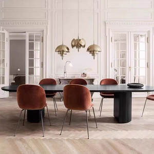 <span class=keywords><strong>Table</strong></span> et chaises de salle à manger rondes en bois <span class=keywords><strong>massif</strong></span> de luxe de <span class=keywords><strong>haute</strong></span> qualité en <span class=keywords><strong>chêne</strong></span> noir - Product Image 4