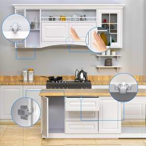 Cierre magnético de rebote para cajones, herrajes para muebles, tope de puerta para armarios/gabinetes de cocina - Product Image 4