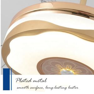 Hot Sale Gold <b>Led</b> Pendant <b>Light</b> Indoor Decoration Fancy <b>Lights</b> Modern <b>Ceiling</b> <b>Fans</b> <b>with</b> <b>Light</b> - Product Image 5