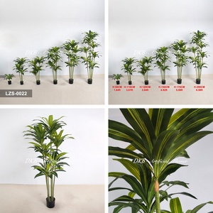 Braziletto Green Leaves Yellow Core Artificial <b>Tree</b> New Trends Greenery Home Living Room Decor Plants - Product Image 2