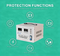 Stabilisateur de tension AVR monophasé 2KVA AC220V/110V, régulateur de tension automatique de haute qualité pour l'électronique de bureau