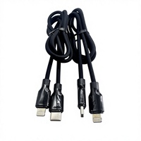 Kabel USB 3.0 Tipe C Mikro Silikon 3A Pengisian Cepat Konduktor Tembaga Berlapis Timah untuk Printer Pemindai Kode Batang 1m Ponsel
