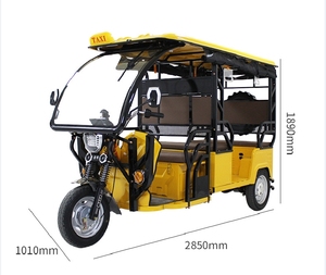 รถสามล้อไฟฟ้า1200W สำหรับผู้โดยสารรถสามล้อไฟฟ้า5ที่นั่ง - Product Image 6