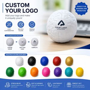 Custom Promotional <b>Gift</b> Healthcare Corporate Giveaways PU Foam Brain Stress Relief Toy Soft Slow Rebound Squeeze Brain Ball - Product Image 5
