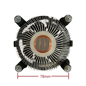 Ventiladores enfriadores silenciosos PWM 4P personalizados, Enfriador de radiador para ordenador, Chip IC <span class=keywords><strong>CPU</strong></span> Intel <span class=keywords><strong>socket</strong></span> <span class=keywords><strong>LGA</strong></span> 775 115 1151 1155 1155 1156 <span class=keywords><strong>1200</strong></span> 1700 - Product Image 5