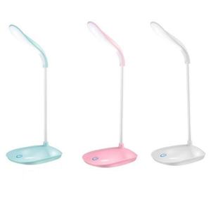 Lampe de table LED OEM mini portable rechargeable, blanc chaud, 3 couleurs, commande tactile, lampe de lecture, lampe de bureau, veilleuses pour l'étude et le travail - Product Image 1