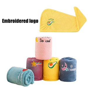 Siêu Thấm Khăn Tóc Tùy Chỉnh Thêu In Logo Nhanh Khô Phụ Nữ Cô Gái Phụ Nữ Xoăn Sợi Nhỏ Tóc Turban Bọc Khăn - Product Image 4