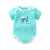 Barboteuse pour bébés, ensemble de vêtements en coton, à manches courtes, pour nourrissons, 5 pièces/paquet, nouvelle collection 2020