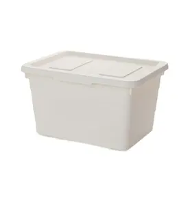 Storage Boxes & Bins for Household Colors to Choose from Plastic with Lid Multi Purpose Plastic Multifunction Modern Rectangle