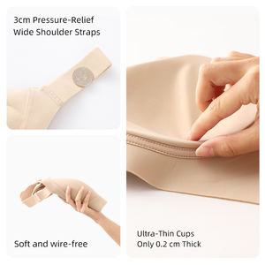 Reggiseno Femminile all'Ingrosso, Taglia Grande per Seno Abbondante, Stile Quotidiano, Comodo Push-up Senza Cuciture per Donne - Product Image 6