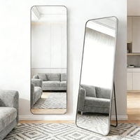 Miroir mural de luxe en or moderne pour salle de bain, décoration, miroir de grande taille pour salon, dressing, miroir mural, miroir de sol
