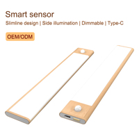 Lampe de nuit LED Smart Home avec interrupteur à capteur de mouvement Applique murale magnétique OEM pour intérieur chambre entrepôt sous éclairage d'armoire