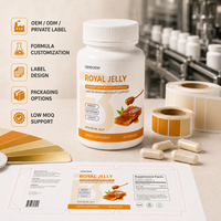 Capsules de Gelée Royale Marque Blanche OEM – Nutrition Quotidienne pour la Vitalité – 60 Comprimés – Complément Bien-être – Fabricant