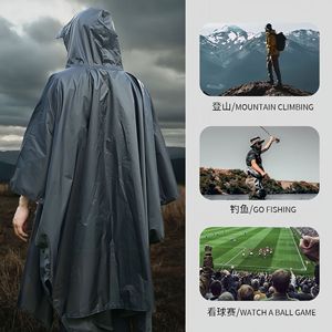 Poncho Impermeable con Capucha para Adultos con Bolsillo, Impermeable Ligero Unisex para Senderismo y Camping - Product Image 5