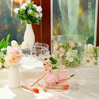 Rehausseurs de buffet ronds en acrylique noir pour cylindre d'affichage de nourriture nidification avec fond creux pour brunch de fêtes de mariage