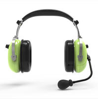 Casque intelligent d'aviation à réduction de bruit 25 dB, connectivité sans fil full duplex longue portée, batterie Li-ion remplaçable de 12 à 18 heures
