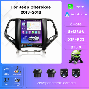NaviFly Shenzhen car audio para Jeep <span class=keywords><strong>Cherokee</strong></span> 2013-2018 <span class=keywords><strong>coche</strong></span> sistema de cámara de 360 grados pantalla Android - Product Image 2