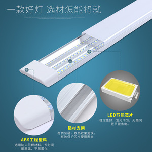 LED Tri Proof Purification Light Strip 41W-50W Moisture Proof Explosion Proof <b>Workshop</b> Supermarket <b>Lighting</b> - Product Image 4