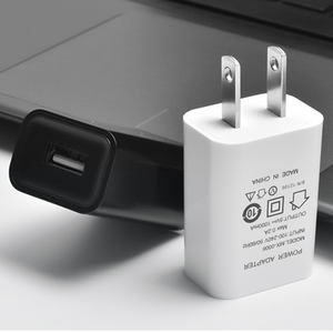 Fabrika toptan abd <span class=keywords><strong>2</strong></span> Pins fiş 5W USB taşınabilir duvar şarj adaptörü 5V 1A USB şarj aleti abd tak hızlı şarj adaptörü - Product Image 6